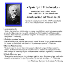 Load image into Gallery viewer, Seuddeutsche Philharmonie Symphony - Tchaikovsky Symphony No. 4 in F Minor, Op. 36